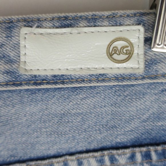 AG The Isabelle High-Rise Straight Crop Raw Hem 26 - Picture 13 of 14